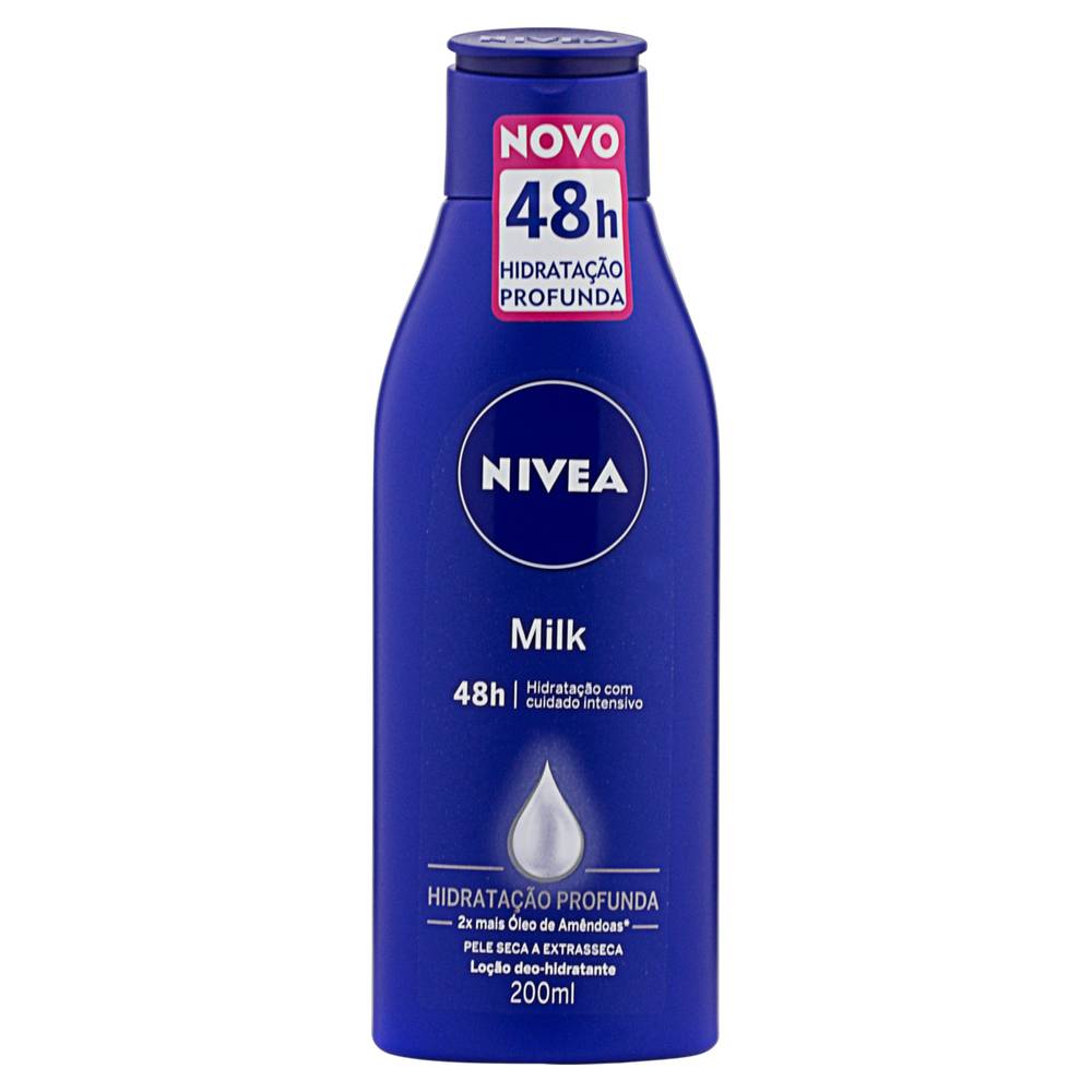 Nivea · Loção deo-hidratante milk hidratação profunda (200 ml)