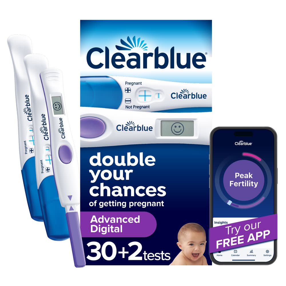 Clearblue Advanced Digital Ovulation Test + Pregnancy Test (32 ct)