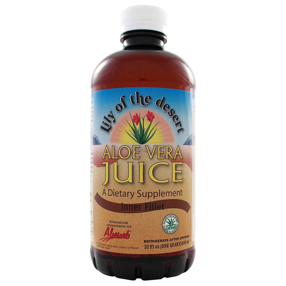 Aloe Vera Juice - Inner Fillet (32 Fluid Ounces)
