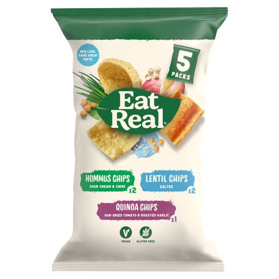 Eat Real Hummus, Lentil, Quinoa Chips 5 packs Delivery Near Me Order