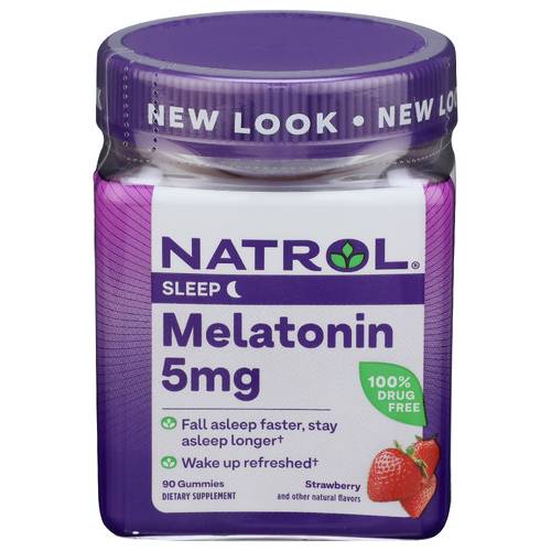 Natrol Strawberry Melatonin Gummies 5mg