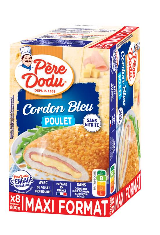 Père Dodu - -Cordon bleu de poulet (8 pièces)