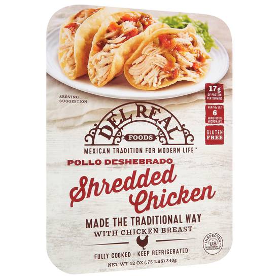 Del Real Pollo Desherbrado Shredded Chicken