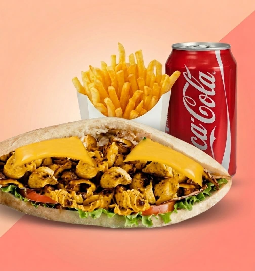 Menu Sandwich Chicken tikka (Poulet Tikka)