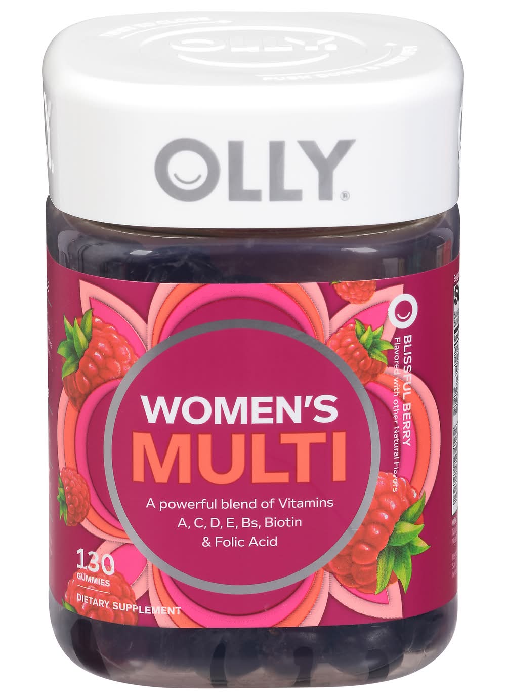Olly Multivitamin Dietary Supplement Gummies, Blissful Berry, Women