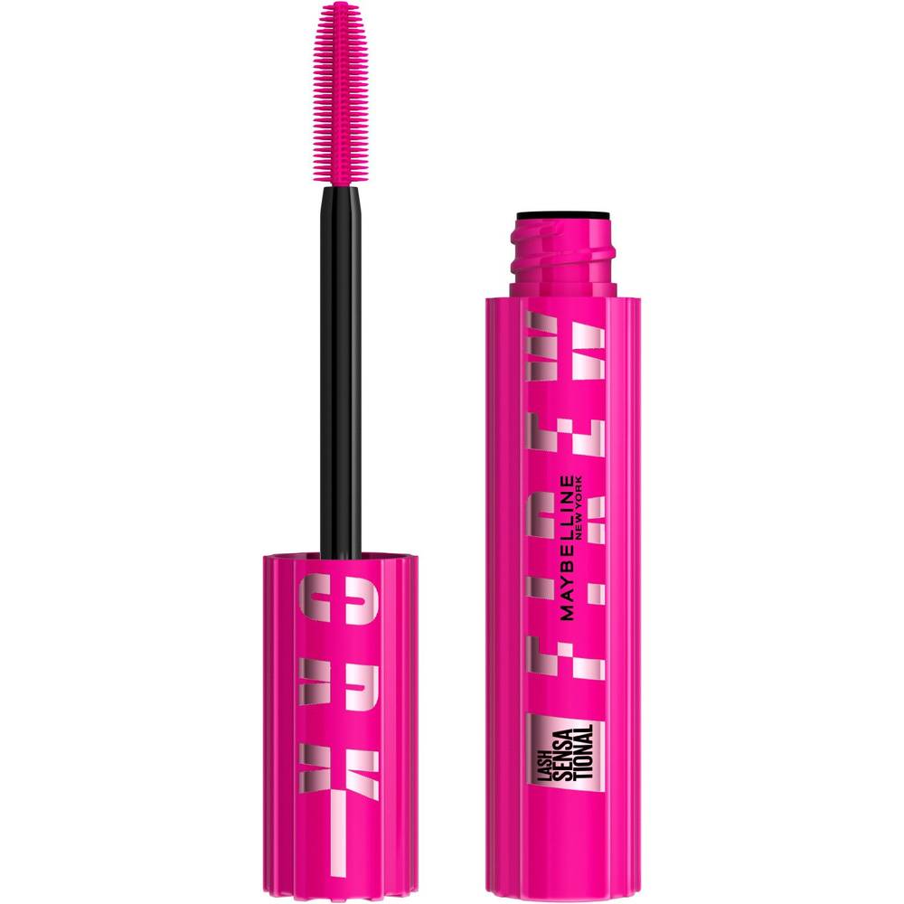 Maybelline Lash Sensational Firework Washable Mascara, Blackest Black (0.33 fl oz)