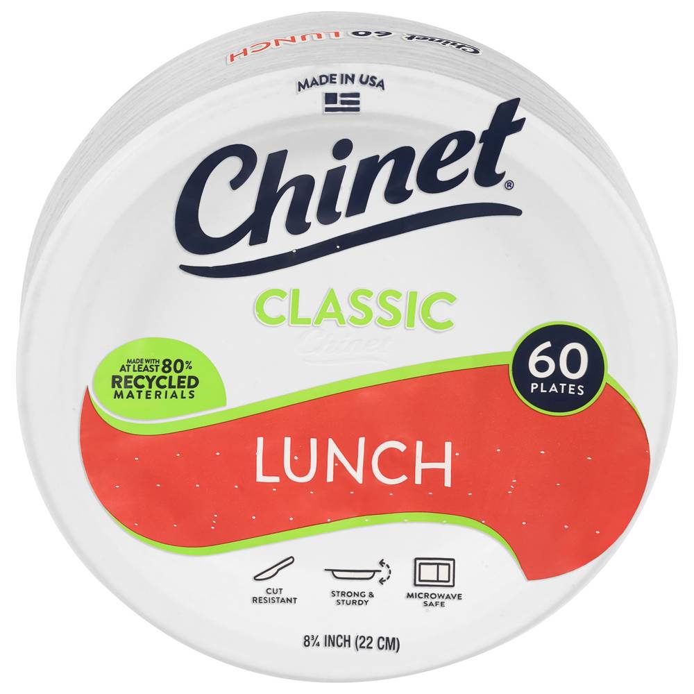 Chinet Classic Lunch Plates