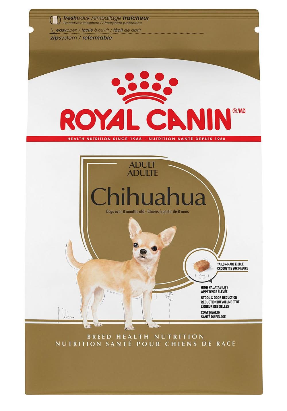 Royal Canin Breed Health Nutrition Chihuahua Adult Dog Food, 2.5 lb