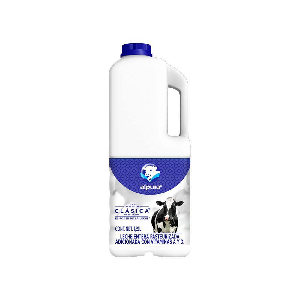 Alpura leche fresca clásica entera (1.89 l)