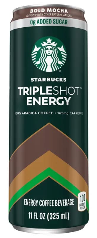 Starbucks Energy Coffee Triple Shot Bold Mocha Zero Sugar