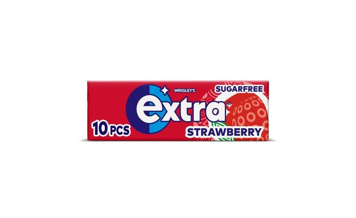 Extra Strawberry Flavour Chewing Gum Sugar Free 10 pieces (376547)