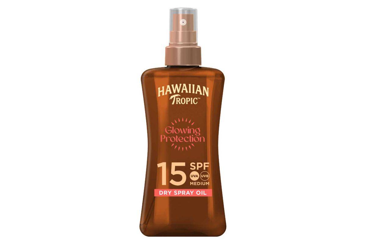 Hawaiian Tropic Glowing Protection Sunscreen Dry Oil SPF 15 200ml