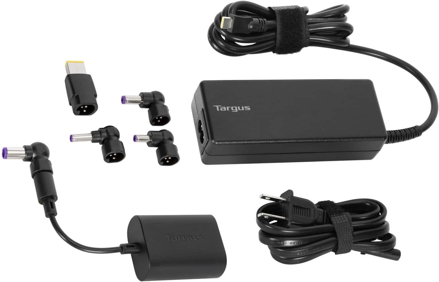 Targus - 100W Universal USB-C & Legacy Charger  Kit - Black