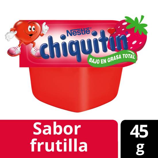 Chiquitín petit-suisse semidescremado sabor frutilla (pote 45 g)