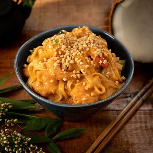 1 Fideos Panang Curry de Camarones - Imbatible