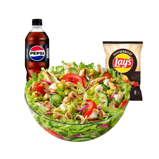 Menu Salade Poulet Nature