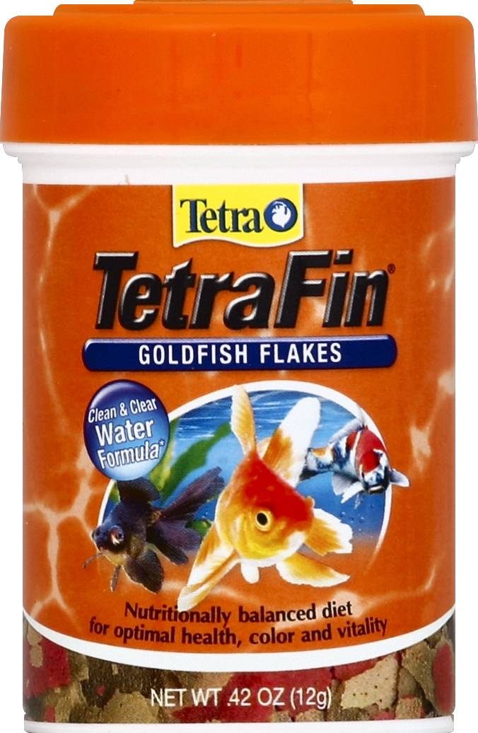 Tetra Fin Goldfish Flakes Balanced Diet Fish Food (0.42 oz)