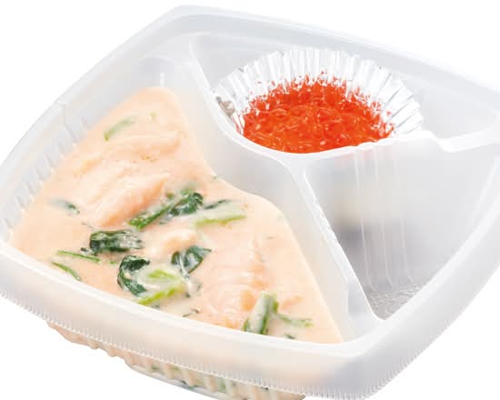 （ソースのみ・麺なし）サーモンハラスといくらの明太子クリーム  (Sauce only)Salmon and Salmon Caviar Spaghetti with Spicy Cod Roe Cream Sauce