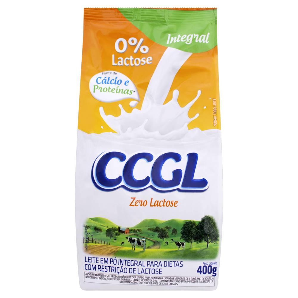 Ccgl leite em pó integral zero lactose