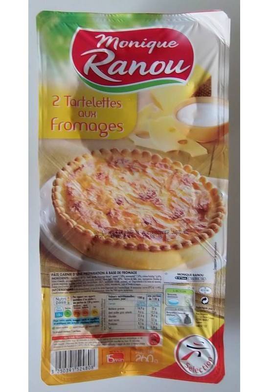 2 tartelettes aux fromages - Monique Ranou - 260g