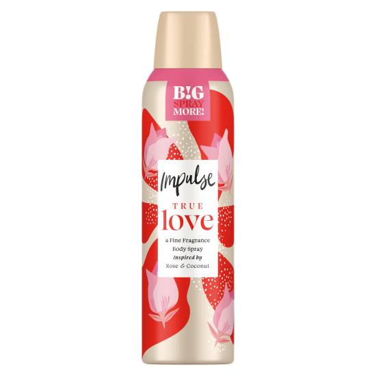 Impulse True Love Body Spray Deodorant 150 ml