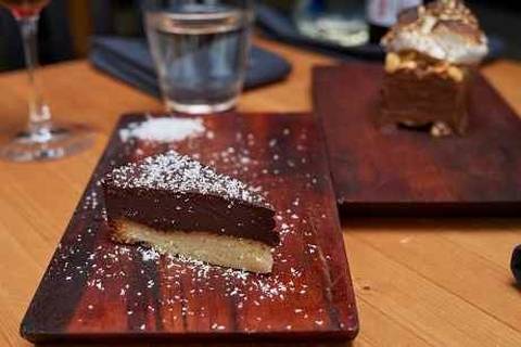 dark chocolate tart