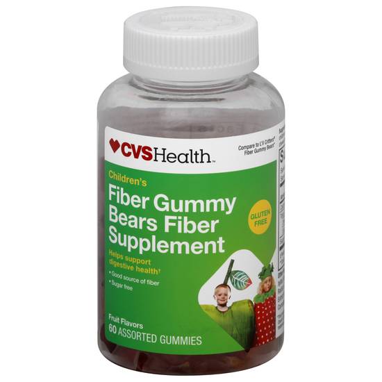 Cvs Health Fiber Fruit Flavor Bears Children's Assorted Gummies (60 ct)