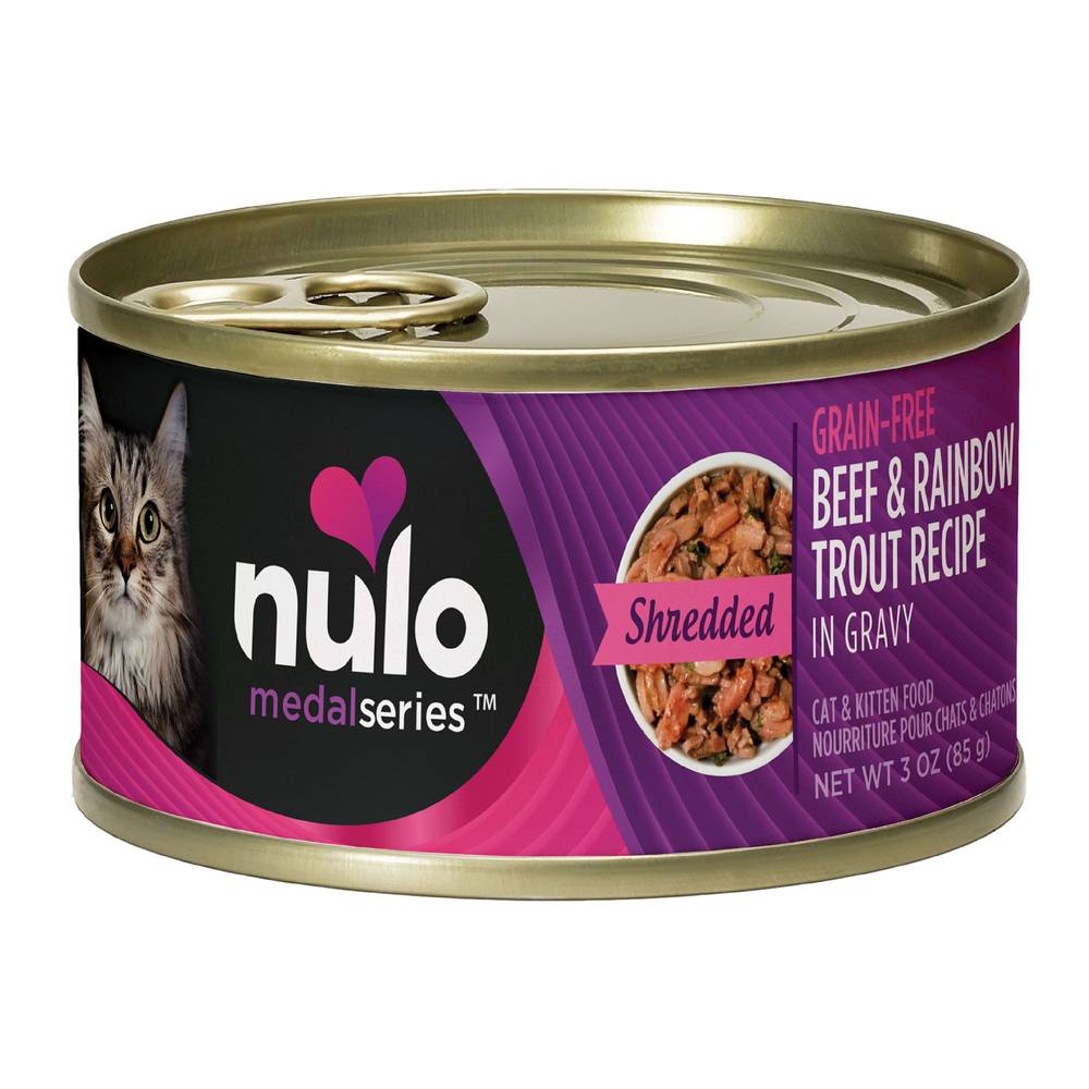 Nulo Medalseries All Life Stages Wet Cat Food (beef & rainbow trout)