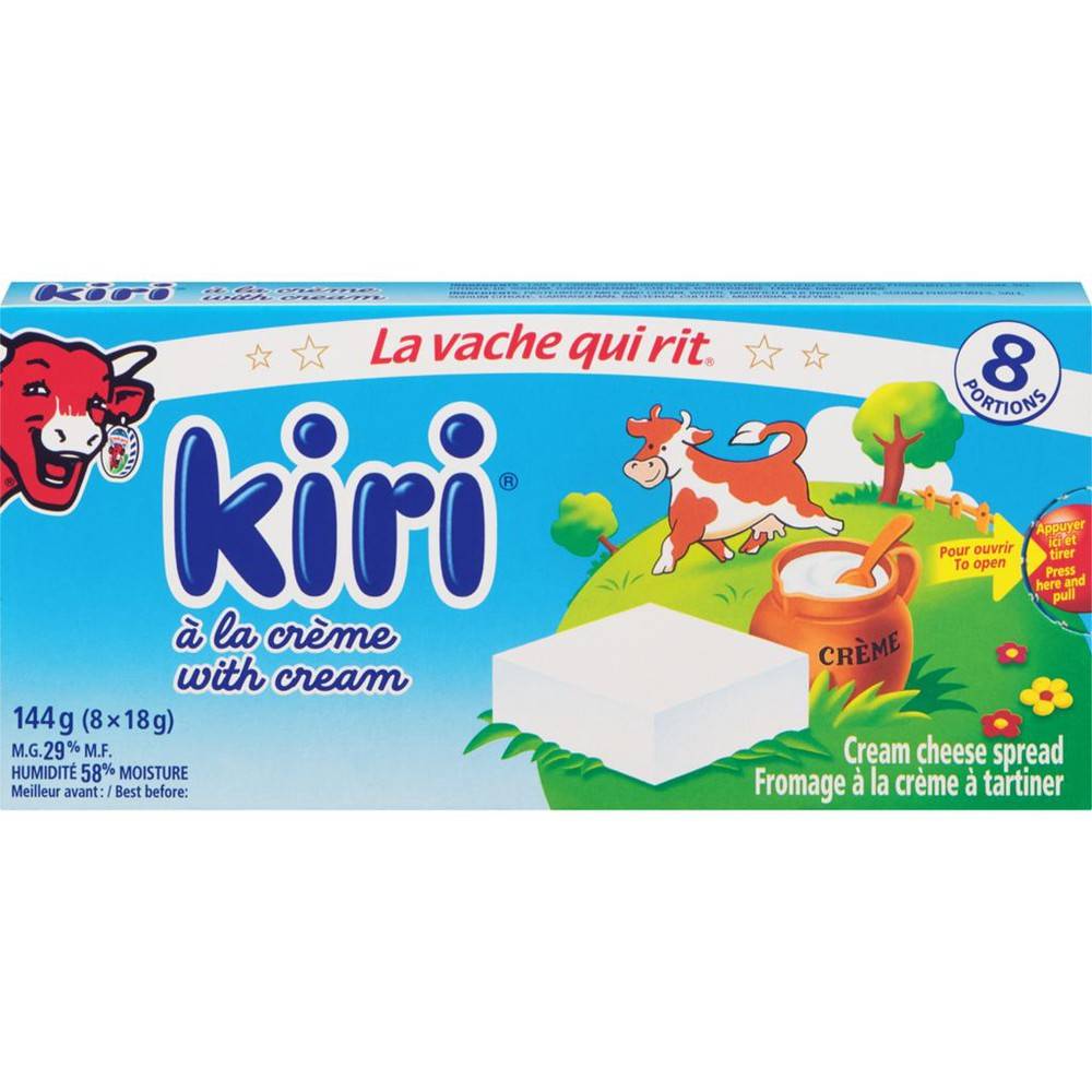Kiri fomage à la crème  original (144 g) - cream cheese (144 g)
