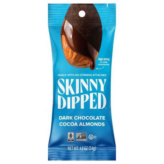 Skinny Dipped Dark Chocolate Cocoa Almonds (1.2 oz)