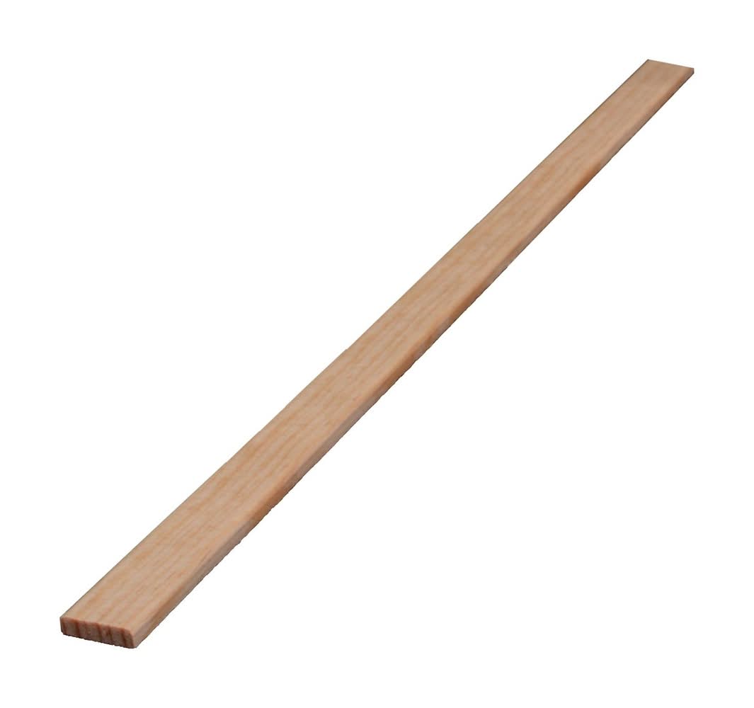 Alexandria Moulding 1/4 In. H X 0.75 In. W X 8 Ft. L Unfinished Natural Pine Molding
