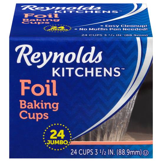 Reynolds Kitchens Foil Jumbo Baking Cups (24 ct)