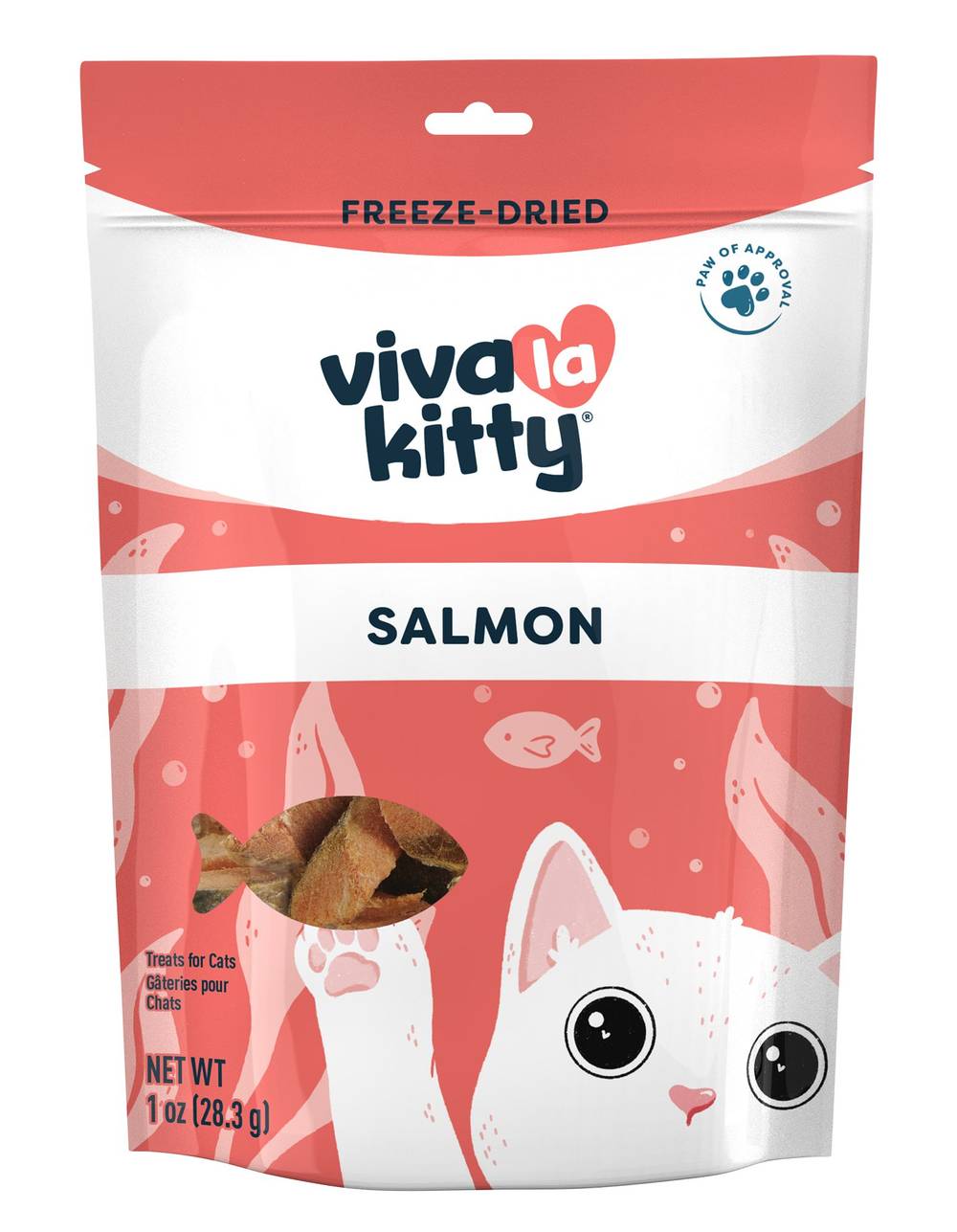 Viva La Kitty Freeze Dried Cat Treat, Salmon (1 oz)
