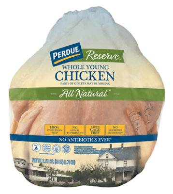 Perdue Nae Whole Young Chicken With Giblets (3.75 lbs)