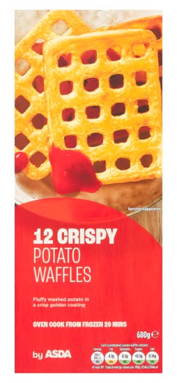 ASDA Crispy Potato Waffles (12 pack)
