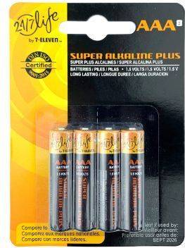 7-Eleven AAA Batteries 8 Count