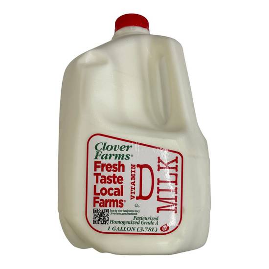 Clover Farms Vitamin D Whole Milk (1 gal)