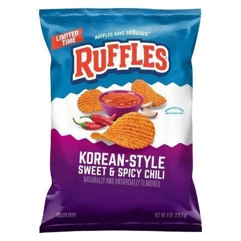 Ruffles Korean Style Sweet & Spicy Chili XXVLLTO 2.5oz