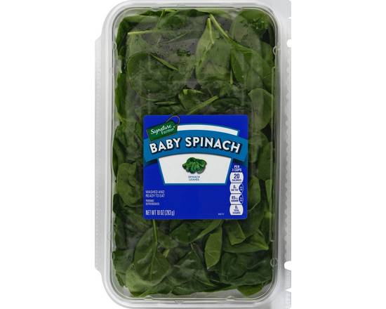 Order Signature Farms · Baby Spinach (10 oz) food online from Safeway store, Butte on bringmethat.com
