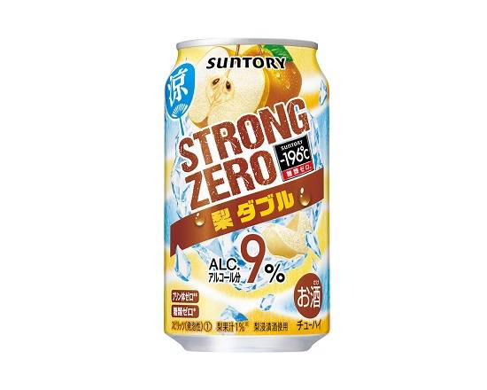259559：サントリー -196℃ ストロングゼロ 梨ダブル 350ML缶  / Suntory -196℃ Strong Zero Double Japanese Pear