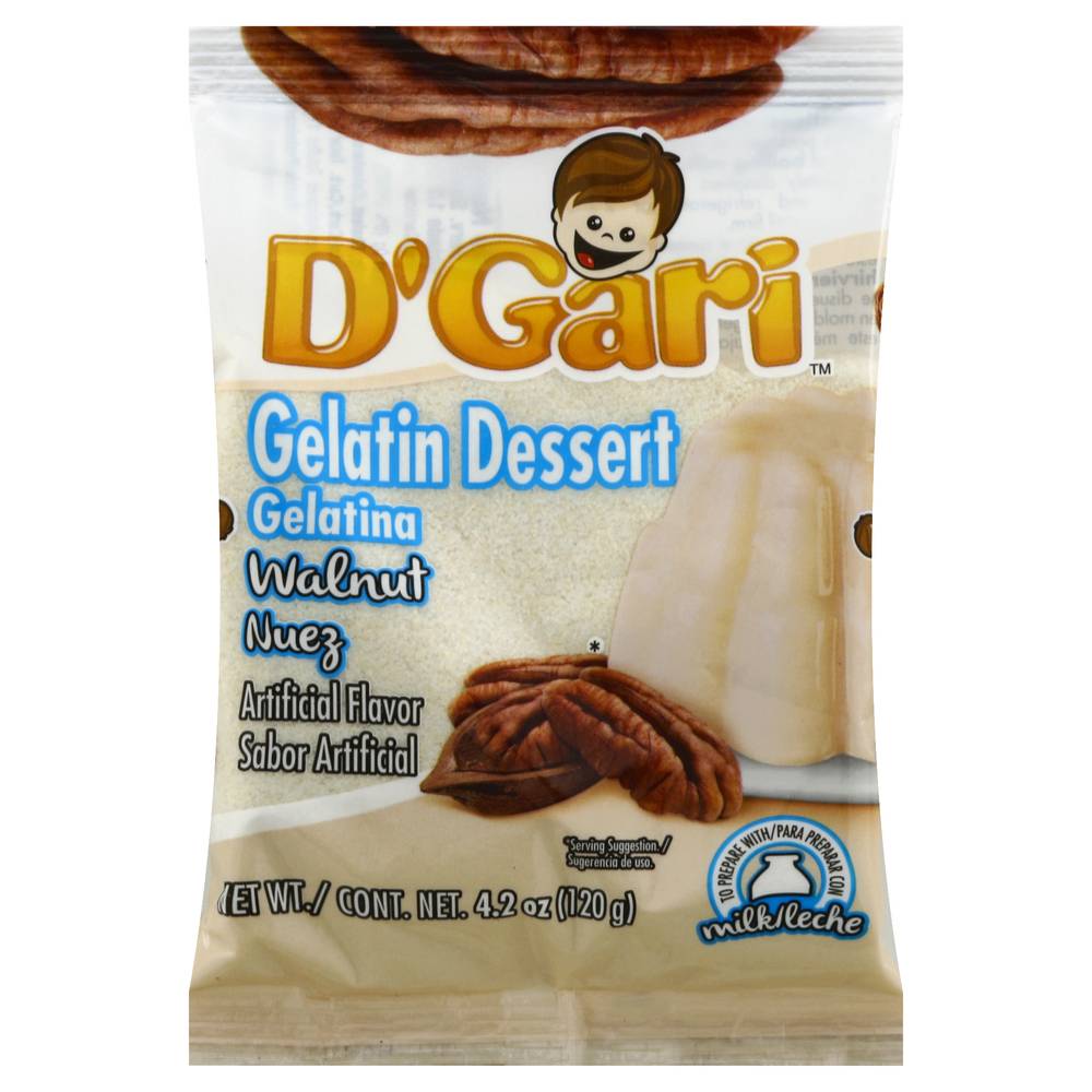 D'Gari Walnut Gelatin Dessert (4.2 oz)