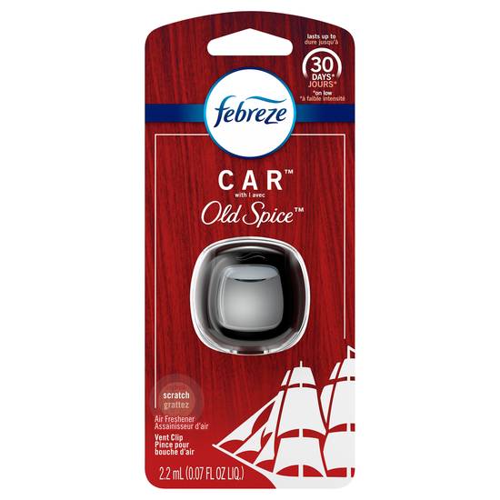 Febreze Car Air Freshener With Old Spice Scent (1 freshener)