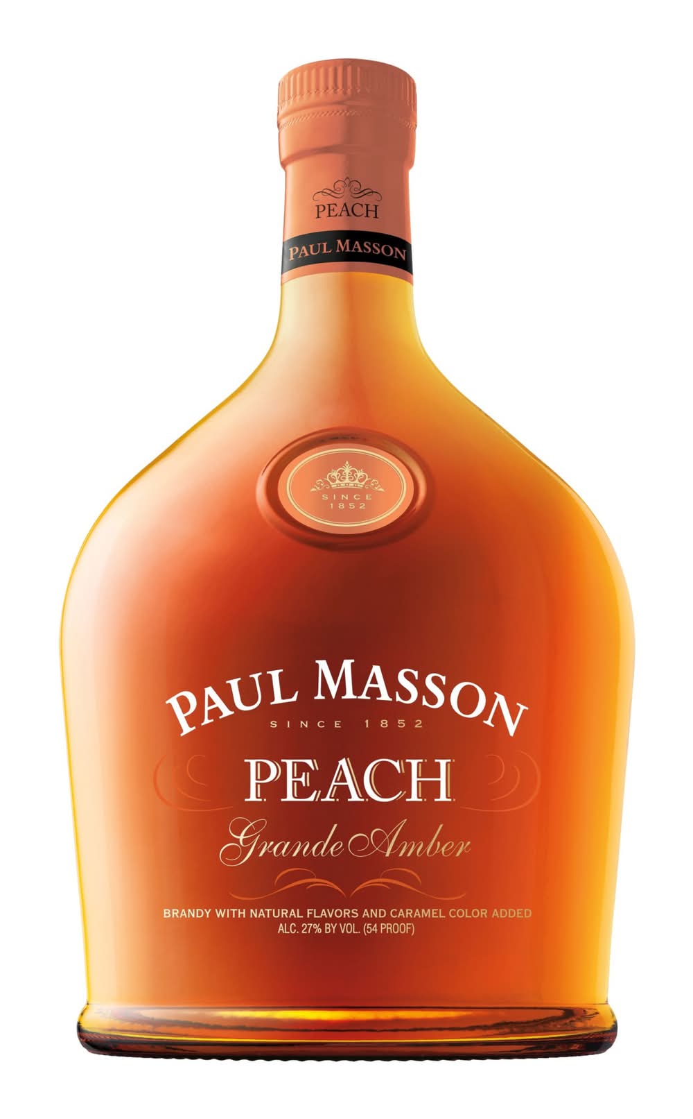 Paul Masson Grande Amber Brandy, Peach (750 ml)