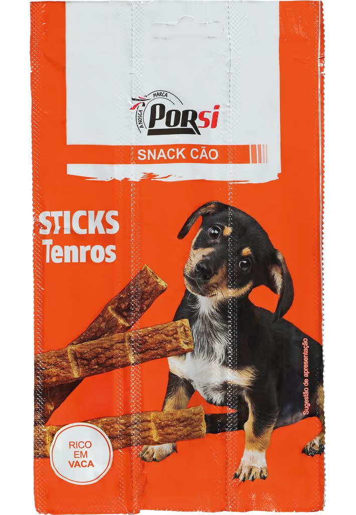 PorSi - Snack cao up vaca 20x10g, embalagem de 200g