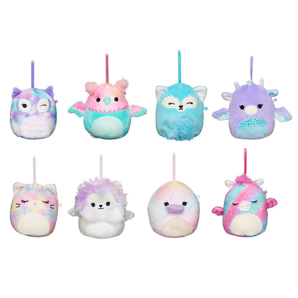 Squishmallows 4" Mini Ornaments, 8-pack, Assorted Pack