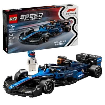 LEGO Speed Champions Williams Racing Fw46 F1 Car Toy Building Set 77249 (263 ct)