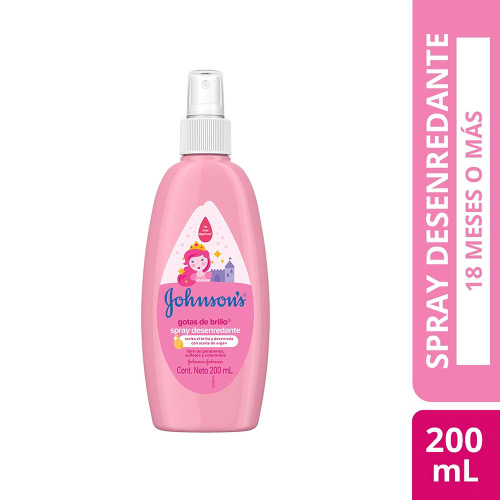Johnson's spray gotas de brillo (200 ml)