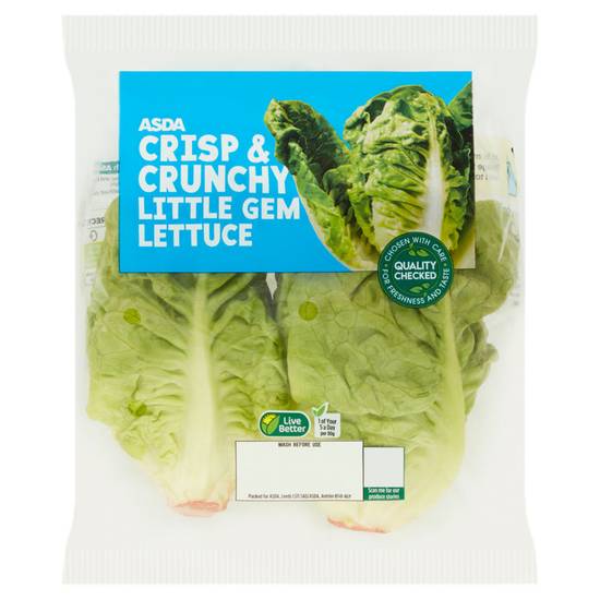 ASDA Little Gem Lettuce 2pk