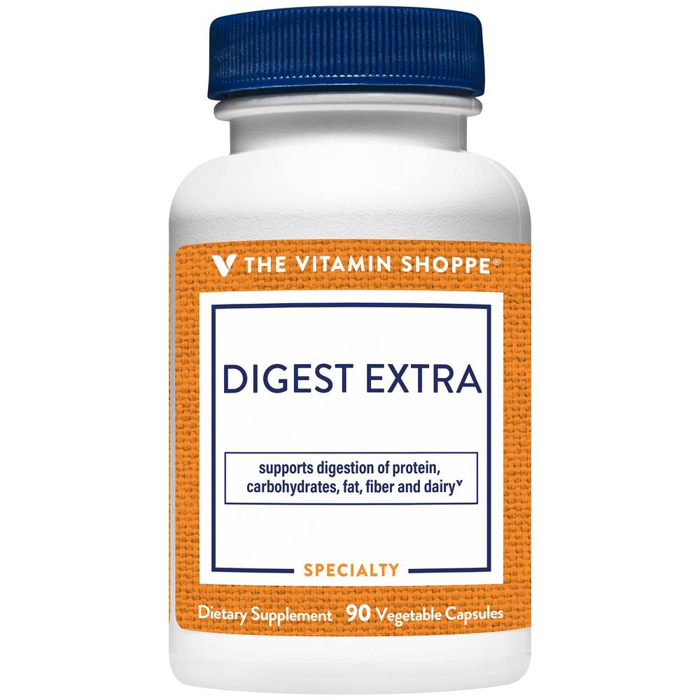 Digest Extra - Supports Gluten & Lactose Digestion (90 Vegetarian Capsules)
