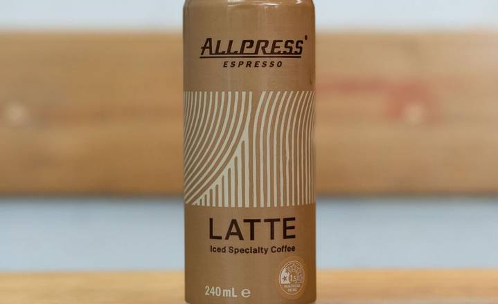 Allpress Cold Brew Coffee Latte 240ml can